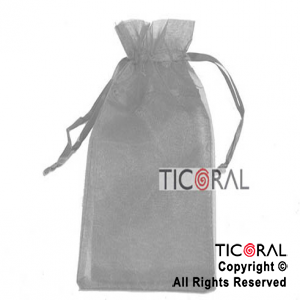 BOLSA PLATA ORGANZA 25X15CM HS2628-14 x 1